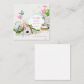 Vielen Dank mit Funny Dog Mitteilungskarte (Vorne/Hinten)