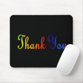 Vielen Dank mit Rainbow Colors Mousepad (Mit Mouse)