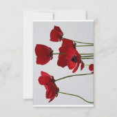 Vielen Dank mit roten Pappi Dankeskarte (Vorderseite)