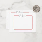 Vielen Dank Mitteilungskarte (Vorderseite/Rückseite Beispiel)