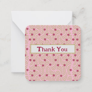 Vielen Dank Mitteilungskarte