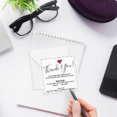 Vielen Dank Mitteilungskarte