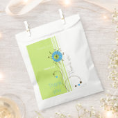 Vielen Dank, Modern Simple Blumen Green Geschenktütchen (Ausgeschnitten)