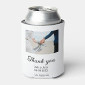 Vielen Dank, moderne einfache Hochzeitsnahrung Dosenkühler (Kanne Vorderseite)