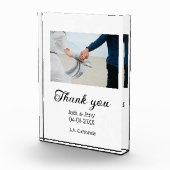 Vielen Dank, moderne einfache Hochzeitsnahrung Fotoblock (Rechts)