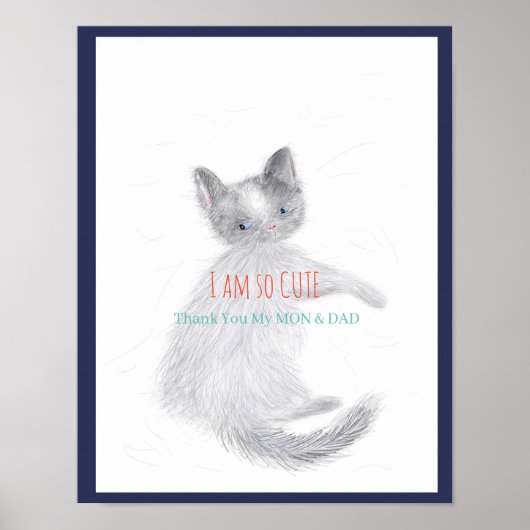 Vielen Dank, MON & VATER - ich bin so niedlich - C Poster (Vorne)