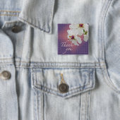 Vielen Dank, Moth Mullein Wildblume Button (Beispiel)
