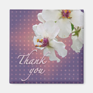 Vielen Dank, Moth Mullein Wildblume Magnet