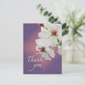 Vielen Dank, Moth Mullein Wildblume Postkarte (Stehend Vorderseite)