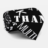 Vielen Dank Multi Language Black Neck Tie Ihre Far Krawatte (Gerollt)