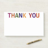 Vielen Dank Multicolored 10 x 6 Post-it Klebezettel (Auf Schreibtisch)