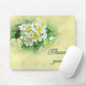 Vielen Dank Multiflora Rose Mousepad (Mit Mouse)