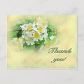 Vielen Dank Multiflora Rose Postkarte (Vorderseite)