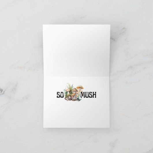 Vielen Dank, MUSH Card Dankeskarte (Innenseite)