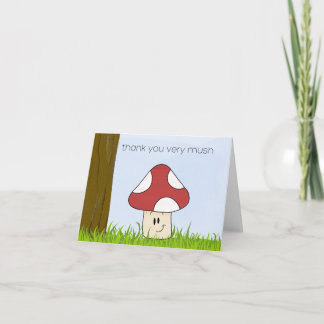 Vielen Dank, Mush card Karte