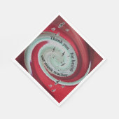 Vielen Dank Musiklehrer Ende Jahr Mahlzeit Rente Serviette (Ecke)