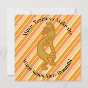 Vielen Dank Musiklehrer Kokopelli Wertschätzung