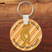 Vielen Dank Musiklehrer Southwest Kokopelli Schlüsselanhänger (Vorderseite)