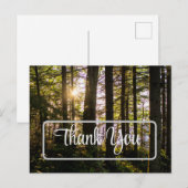 Vielen Dank, Natur, individuell anpassbar Postkarte (Vorne/Hinten)