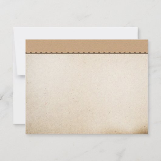 Vielen Dank nautische Seepferde Hochzeit Flachkart Dankeskarte (Rückseite)