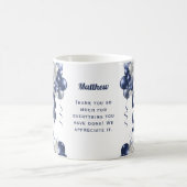 Vielen Dank, Navy Balloons Kaffeetasse (Mittel)