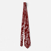 Vielen Dank Neck Tie Multi Language Word Ihre Farb Krawatte (Rückseite)