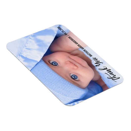 Vielen Dank, New Baby Modern Magnet (Rechte Seite)