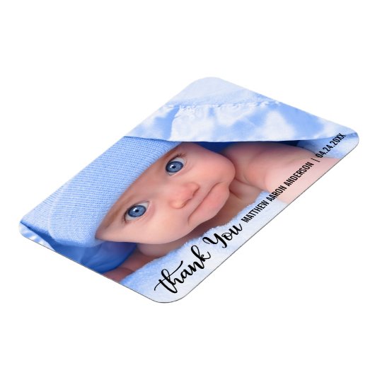 Vielen Dank, New Baby Modern Magnet (Linke Seite)