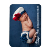 Vielen Dank, New Baby Modern W Magnet (Vertikal)