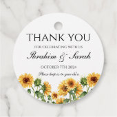 Vielen Dank nikah muslim Gastgeschenk Hochzeit flo Geschenkanhänger (Rückseite)