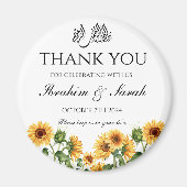 Vielen Dank nikah muslim Gastgeschenk Hochzeit flo Magnet (Vorne)