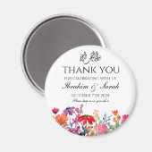 Vielen Dank nikah muslim Gastgeschenk Hochzeit run Magnet (Vorderseite/Rückseite)