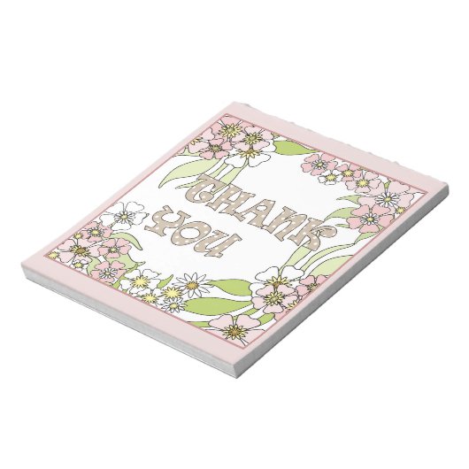 Vielen Dank Notizblock (Rotiert)