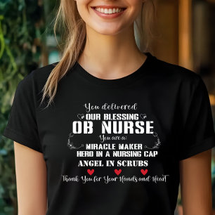Vielen Dank, OB Nurse, dass Sie unser Wunder verwi Tri-Blend Shirt