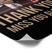 Vielen Dank, Obama, Miss Sie Barack Präsident Poster (Ecke)