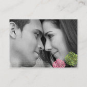 Vielen Dank oder Platzkarten am Tisch rosa grüne B (Rückseite)