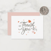 Vielen Dank ohne Grund Mitteilungskarte (Vorderseite/Rückseite Beispiel)