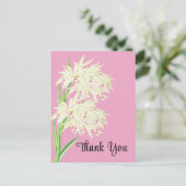 Vielen Dank Orchid Floral Postcard Postkarte (Stehend Vorderseite)