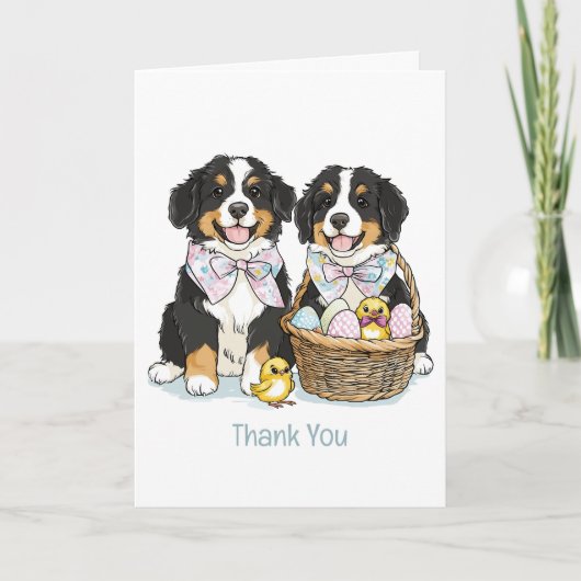 Vielen Dank Osterberner Hunde Dankeskarte (Vorderseite)