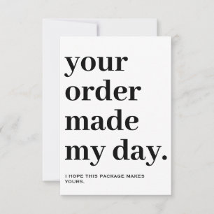 Vielen Dank Packungsbeilage Dankeskarte