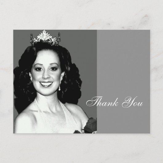 Vielen Dank Pageant Postcard Postkarte (Vorderseite)
