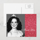 Vielen Dank Pageant Postcard Postkarte (Vorne/Hinten)