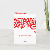 Vielen Dank Paisleys Elegante Indian Folded Card Dankeskarte (Rückseite)