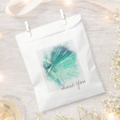 Vielen Dank, Pale Green Palm Tree Leaf Gevor Bag Geschenktütchen (Ausgeschnitten)
