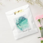 Vielen Dank, Pale Green Palm Tree Leaf Gevor Bag Geschenktütchen (Versiegelt)