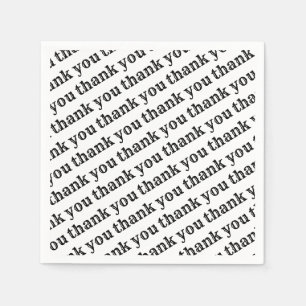 Vielen Dank Paper Napkins Serviette
