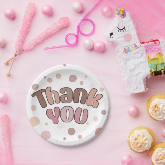 Vielen Dank Pappteller (Party)