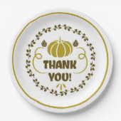 Vielen Dank Pappteller (Vorderseite)