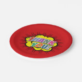 Vielen Dank Pappteller (Schrägansicht)