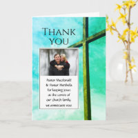 Vielen Dank Pastor Wertschätzung Custom Foto